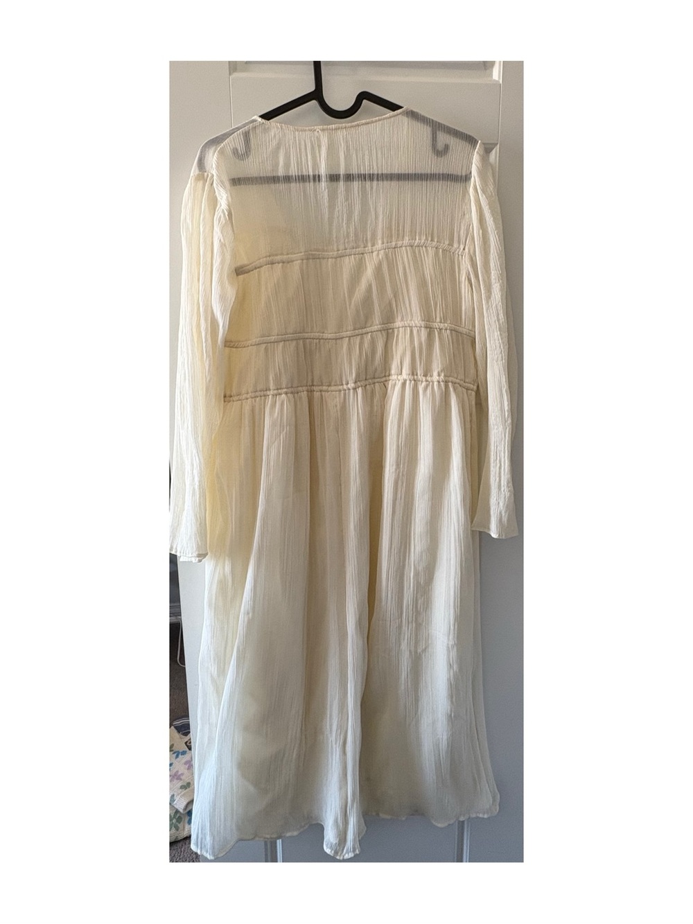 OAK + FORT Ivory Boho Midi Dress - Picture 2 of 6
